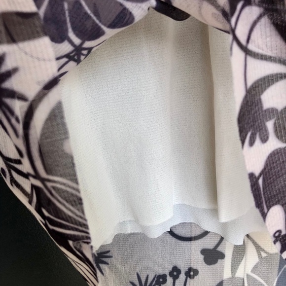 Weston Wear Sheer Elbow Length Stretchy Top Lined - Picture 12 of 14